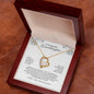 To My Beautiful Granddaughter | I Love You With All My Heart - Forever Love Necklace